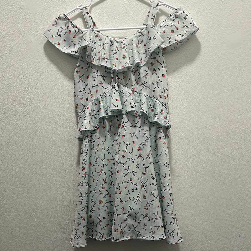 3/$20🌟 BCBGirls Green Ruffled Tiered Sundress